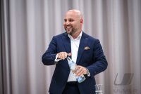 Streitgespraech OB Boris Palmer und AfD Landesvorsitzender Markus Frohnmaier in Tuebingen