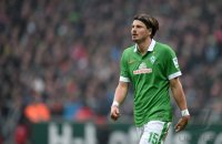 Fussball, 1. Bundesliga  Saison 2014/2015: SV Werder Bremen - FC Bayern Muenchen