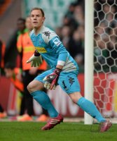 Fussball, 1. Bundesliga  Saison 2013/2014: SV Werder Bremen - Borussia Moenchengladbach