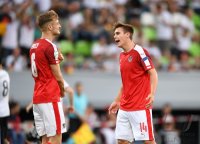 Fussball Europameisterschaft U 19 2016: Oesterreich - Deutschland