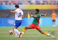 FUSSBALL  Olympia 2008   Vorrunde  Maenner Kamerun - Italien