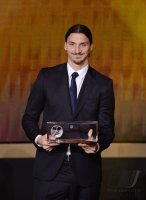 Fussball International  FIFA Ballon d Or 2013: Zlatan Ibrahimovic (Schweden)