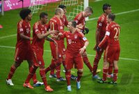 FUSSBALL  1. BUNDESLIGA  Saison 2012/2013: JUBEL FC Bayern Muenchen