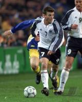 Spielszene WM Quali   Deutschland - Ukraine