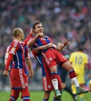 Fussball 1. Bundesliga Saison 14/15: FC Bayern Muenchen - TSG 1899 Hoffenheim