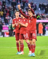 Fussball 1. Bundesliga Saison 21/22: FC Bayern Muenchen - SpVgg Greuther Fuerth