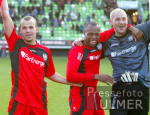 Fussball 2. Bundesliga: Reutlingen - Oberhausen, jubel
