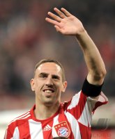 Fussball CHL  Saison 2010/2011: Franck Ribery (FC Bayern Muenchen)