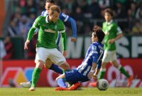 Fussball, 1. Bundesliga  Saison 2013/2014: SV Werder Bremen - Hertha BSC Berlin