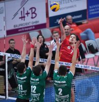 Volleyball 1. Bundesliga 16/17 TV Rottenburg - Netzhoppers KW