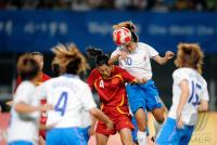 FUSSBALL  Olympia 2008   Viertelfinale  Frauen   China - Japan