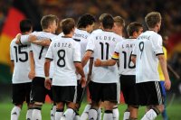 Fussball International  Testspiel:  JUBEL nach dem Tor Christian TRAESCH , Bastian SCHWEINSTEIGER , Mario GOETZE , Miroslav KLOSE , Philipp LAHM , Andre SCHUERRLE (v. li., Deutschland)