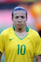 FUSSBALL  Olympia 2008   Viertelfinale Frauen Brasilien - Norwegen