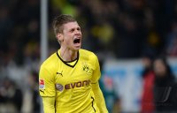 Fussball  1. Bundesliga  13/14: JUBEL Lukasz Piszczek (Borussia Dortmund)