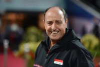 Fussball International Gulf Cup 2013:  Trainer Hakim Shaker (Irak)