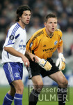 Fussball Uefa-Cup: Schalke - Basel, enttaeuschte Schalker