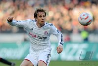 Fussball: 1. Bundesliga Saison 2010/2011: Bayern Muenchen, OTTL  am Ball