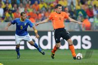 FUSSBALL WM 2010, VIERTELFINALE: Holland - Brasilien