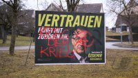 Buendnis 90 / Die Gruenen Wahlkampf Landtagswahl Baden - Wuerttemberg