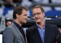 Fussball EM 2016 Quali: RTL-Experte Jens Lehmann und RTL-Moderator Florian Koenig