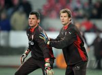 FUSSBALL UEFA-Cup  LEHMANN und STOLZ  (VfB Stuttgart)