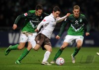 Fussball: 1. Bundesliga Saison 2010/2011: Werder Bremen - St. Pauli Hamburg