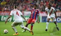 Fussball CHL  Saison 2014/2015: David Alaba (FC Bayern Muenchen)