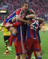 Fussball 1. Bundesliga Saison 14/15: FC Bayern Muenchen - Borussia Dortmund