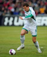 FUSSBALL, 1. BUNDESLIGA, 24. Spieltag: VfL Wolfsburg, DZEKO