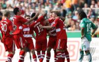 Fussball 1. Bundesliga: Bremen - Bayern