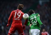 Fussball  1. Bundesliga  13/14: SV Werder Bremen - FC Bayern Muenchen