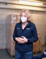 Corona-Impfstoff im Impfzentrum Paul Horn Arena Tuebingen