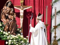 Vatikan, Rom Ostermesse 2022  Papst Franziskus I.