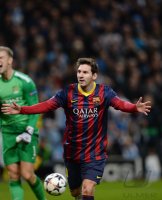 Fussball International CHL Saison 13/14: JUBEL Lionel Messi (Barca)