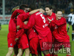 FUSSBALL 1. Bundesliga  JUBEL SC Freiburg