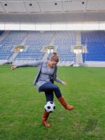 Frauen Fussball: Tinas Talente fuer die Frauen-WM 2011. Kim Kulig