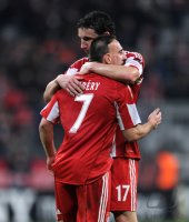 Fussball Champions League: FC Bayern  Muenchen  - FC Basel