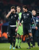 FUSSBALL INTERNATIONAL CHL ACHTELFINALE 12/13:  FC Arsenal London - FC Bayern Muenchen