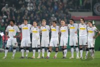 FUSSBALL  DFB POKAL SAISON  11/12  HALBFINALE: Team Borussia Moenchengladbach