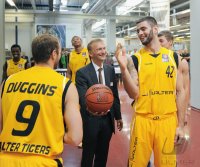 Basketball 1. Bundesliga 2011/2012  Teampraesentation  Walter Tigers Tuebingen