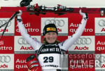 SKI   Weltcup Abfahrt Damen Veysonnaz JUBEL Siegerin Reante Goetschel (AUT)