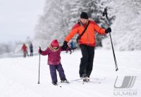 Schmuckbild, Wintersport, Skilanglauf auf der Raichberg-Loipe-Nord bei Albstadt