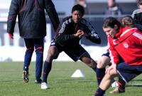 Fussball 1. Bundesliga : Training beim FC Bayern Muenchen