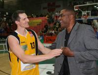 Basketball 1. Bundesliga  06/07 Walter Tigers Tuebingen  - Skyliners Frankfurt