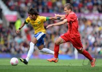 FUSSBALL Olympia 2012 Maenner: Brasilien - Weissrussland