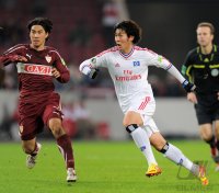 FUSSBALL  DFB Pokal 11/12  Achtelfinale: VfB Stuttgart - Hamburger SV