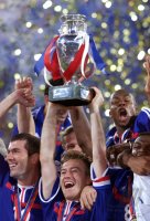 EURO 2000  Finale Jubel Frankreich