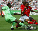 FUSSBALL Weltmeisterschaft Spielszene Nigeria vs. England