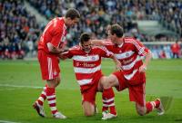 FUSSBALL 1. BUNDESLIGA: Karlsruher SC - Bayern Muenchen