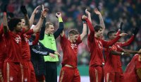 FUSSBALL DFB POKAL  Saison 2012/2013:  JUBEL FC Bayern Muenchen
